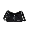 Bolsa de Lona de Gran Capacidad 2026 para Mujer, Nueva Bolsa de Hombro Cruzada Estilo Nicho, Bolso Tote Plegado Estilo Coreano