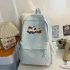 Mochila Curativa con Bordado de Cachorro Amarillo Energético para Estudiantes de Primaria, Linda y Adorable para la Escuela, Salidas y Viajes de Primavera