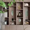 Nuevos Adornos Chinos de Lujo Ligero de Gama Alta Muebles Blandos para el Hogar Sala de Estar Oficina Sala de Té Vitrina Estantería Artículos Decorativos