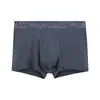 Roupa Íntima Masculina com Design de Separação Estilo Bala, Material Modal, Cueca Boxer Masculina com Bolsa de Suporte para Varicocele