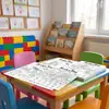 Compra directa transfronteriza de 10 hojas/paquete de pósteres para colorear, pósteres divertidos de exploración de escenas para educación infantil, coloreado a mano