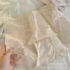 Sexy Braguitas de Encaje Estilo Francés para Mujer, de Cintura Media, Sin Costuras, Transparentes, Atractivas, que se Ajustan a la Cadera, Transpirables, Entrepierna de Seda de Morera, Hilo Dental