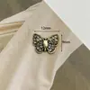 Novo Acessório de Liga de Borboleta Pequena Totalmente Cravejado de Diamante Shell de Celular Xianqi Joia para Unha Grampo de Cabelo para Menina de Temperamento Material DIY