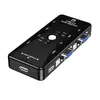 CHAVE KVM USB 2.0 2 portas 4 PORTAS compartilhador de teclado, mouse e impressora de computador 2/4 entrada 1 saída