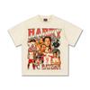 Primavera y Verano 2025 Nueva Camiseta de Algodón Pesado de Manga Corta con Estampado de Fútbol de Harry Kane para Estación Independiente Transfronteriza