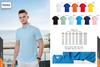 99216#190g Algodón Lanjing Súper Fresco Color Sólido Cuello Secundario Manga Corta Solapa Camisa POLO Grupo T Ropa de Trabajo Ropa de Trabajo