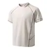 Camiseta Personalizada para Hombre con Cuello y Diseño Patchwork, Camiseta de Manga Corta para Hombre para Deportes al Aire Libre Verano 2026