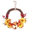 Decoração de Páscoa Guirlanda de Rattan Abóbora Castiçal Guirlanda Enfeites Pingente Arranjo de Cena Enfeites Decoração de Frutas