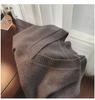 Elegante Cárdigan Tejido de Piel Sintética de Visón para Mujer, Nuevo Estilo Coreano Otoño e Invierno 2026 Suave Chaleco sin Mangas de Punto con Cuello en V para Mujer