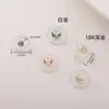 Tampões de Ouvido de Silicone em Formato de Ufo para Suporte Seguro e Brincos Anti-Queda, Acessórios para Joias DIY Feitos à Mão, Tampões de Ouvido Saturno