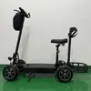 Patinete Eléctrico Plegable Patinete Eléctrico de Cuatro Ruedas Carrito para Bolsa de Golf Vehículo de Exterior Coche Eléctrico Plegable Asistencia para Personas Mayores