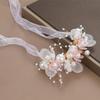Diadema de corona, tocado, corona de princesa, súper diadema de hada, flor para boda infantil, flor para actuación, anfitriona, fiesta, diadema de muñeca