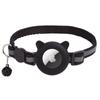 Collar para Gato Transfronterizo con Campana Adecuado para Airtag Collar Reflectante de Cuadros Cubierta de Silicona para Orejas de Gato Collar de Posicionamiento para Mascotas