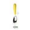 Cuchara lingote infantil de acero inoxidable de venta caliente profundizando cuchara suplemento alimenticio para bebé cuchara de entrenamiento para bebé vajilla portátil para exteriores