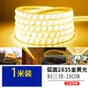 Tira de Luces LED Super Brillante 180 LEDs Cinco Filas Exterior Impermeable Ingeniería 220V Techo Hogar Pared de Fondo Tira de Luz Suave