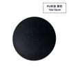 Alfombrilla cuadrada para taza de té de cuero en stock transfronteriza se puede fijar logo de empresa hilo de coser con borde aceitado alfombrilla redonda para taza de cuero pu