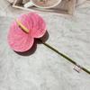 Flores Artificiales de Anturio Simuladas Se Pueden Enviar en Flores Artificiales para Flores de Boda y Palmeras Grulla de Fuego 13cm Ramos Simulados con Acabado de Alta Gama