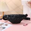 Bolso de Hombro Estilo Ins Lazy Bordado Acolchado Plisado Bolso de Pecho 2025 Simple Trendy Bolso Nube de Burbujas Bolso Estilo Occidental