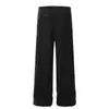 Pantalones Casuales Unisex de Pierna Recta Suelta con Diseño de Pliegues Deconstruidos y Caída, Estilo Americano, Modernos, Callejeros, Retro, C831