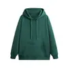 Logo personalizado, exportación transfronteriza europea y americana, sudadera con capucha de estilo japonés minimalista para otoño/invierno de corte holgado, sudadera retro americana con forro polar para hombre