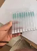 Pincel de Cílios Tubo Transfronteiriço com Cílios de Diamante, Haste de Cristal, Pente Espiral para Cílios, Escova para Sobrancelhas, Curvador de Cílios Portátil