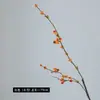 Flores de Vid Serpiente Artificiales, Frutos de la Fortuna, Flores Falsas de Caqui Pequeño Decoración, Decoración para el Hogar Estilo Zen Chino, Decoración de Mesa para Casa de Huéspedes Hotel