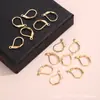 Ganchos Franceses para Orejas de Primavera, Clips para Orejas, Hebillas para Orejas, Accesorios de Joyería para Pendientes DIY, Ganchos Franceses para Orejas en Forma de D, Modernos y Sencillos