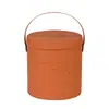 Cubo de Basura para Coche, Caja de Almacenamiento de Cuero Impermeable y Resistente a Manchas con Tapa, Organizador de Almacenamiento de Snacks y Basura para Coche