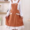 Delantal de Jardín Monet Impermeable y a Prueba de Aceite para Salón de Uñas Floristería Nueva Ropa de Trabajo Cómoda y Transpirable para Cocinar y Tareas del Hogar