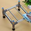 Estante para Bote de Basura de Baño Estante de Almacenamiento Impermeable Almacenamiento de Cubeta para Inodoro de Baño Estante Alto Acero Inoxidable