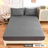 Juego de tres piezas de sábana de color liso minimalista moderno para comercio exterior, incluye una sábana individual, una funda de almohada individual y un protector de colcha