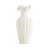 Vaso de Cerâmica Estilo Cream Shumen Acessível de Luxo Enfeites para Arranjo de Flores da Sala de Estar de Casa Dispositivo Hidropônico para Flores Design de Nicho