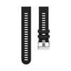 Adecuado para Garmin Forerunner245/645/Vivoactive6/5 Correa de Silicona con Patrón Horizontal Correa con Hebilla