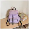 Mochila Casual con Cierre de Cordón de Gran Capacidad para Estudiantes Universitarias, Estilo Refrescante para Viajes a la Naturaleza, Viajes Cortos, Acampada, Compras, Mochila de Moda