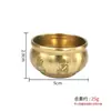 Latón Cinco Vías Cuenco de Recolección del Tesoro de Dios Adorno Regalo Artesanía Nueva Tendencia Nacional China Producto Terminado de Alta Calidad Estilo Nuevo Hogar