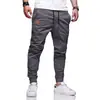 Pantalones Casuales Estilo Americano de Venta Caliente para Hombre, Pantalones Deportivos Jogger con Cordón, Nuevos de Primavera y Otoño, Comercio Exterior Transfronterizo Amazon Aliexpress