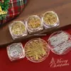 Joyería para Uñas de Seda con Foil Dorado y Plateado de Alto Brillo Estilo Japonés Lujo Accesible Seda Dorada Flash Seda Plateada Láser Fantasma Accesorios para Uñas Venta al por Mayor