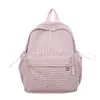 Mochila de Cuadros Estilo Japonés, Nueva, de Alta Apariencia, Fresca y Dulce, para Estudiantes de Secundaria y Preparatoria, Ligera para Viajes, Gran Capacidad