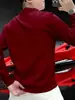 Sudadera de cuello redondo de peso pesado de marca de moda 2025, manga larga, versátil, polar, elegante, casual, moda de otoño, sudadera de moda para hombre