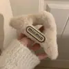 Pinza de Garra de Peluche para Mujer, Pinza Grande para el Cabello de Otoño e Invierno con un Toque de Lujo, Pinza de Tiburón Ins para Cabello Grueso, Pasador para Moño, Accesorio para el Cabello