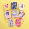 Cartão de Cumprimentos Estilo Pastoral com Estampagem Dourada e Design Vazado para Professores, Negócios, Dia das Crianças, Desejos de Aniversário, Cartão Universal com Envelope