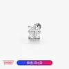 Brincos de Liga de Titânio F136 com Design de Cruz Tridimensional e Estrela de Oito Pontas, Piercings de Osso da Orelha com Rosca Interna, Piercings Labiais, Joias de Piercing de Titânio G23