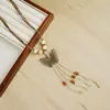 Collar de Cerámica Jingdezhen para Mujer, Lujo Ligero Nicho Viaje Mariposa Collar para Suéter, Joyería Transfronteriza para Mujer, Envío Directo de Una Pieza