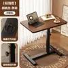 Escritorio de oficina, banco de trabajo, mesa de computadora de altura ajustable, mesita de noche móvil, escritorio plegable, mesa de comedor para perezosos, mesa auxiliar para sala de estar y dormitorio