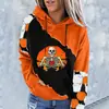 Suéter de Calabaza de Halloween Suéter con Estampado Navideño Sudadera con Capucha Engrosada de Manga Larga Comercio Exterior Holgada Moda Sudadera Más Vendida