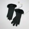 Luvas Térmicas de Inverno Femininas com Forro de Fleece, à Prova de Vento, Resistentes ao Frio, Compatíveis com Tela Sensível ao Toque, Luvas com Dedos Separados para Dirigir e Ciclismo