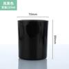 Vaso de Vidrio Esmerilado para Velas Portavelas de Aromaterapia DIY Decoración para el Hogar Vaso para Velas Perfumadas Vaso de Vidrio Vaso Vacío Botella de Vidrio