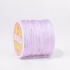 Producción de muestras personalizable OEM No. Hilo de jade 72 50 metros Hilo tejido a mano para manualidades Número de color teñido Material de hilo para abalorios