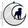 TYSC010-18 perro conmemorativo transfronterizo Atrapasoles colgante acrílico atrapasoles adorno para mascota apreciada