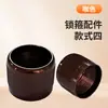 Bastón Accesorios de Base Antideslizante Pierna Única Cuatro Patas Funda de Goma Almohadilla para Pie Soporte para Axila Resistente al Desgaste Bastón Funda de Goma Suave Agarre para Andador